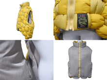 Load image into Gallery viewer, 極美品 KAPITAL キャピタル KEEL Weaving Vest キール ウィービング ベスト EK-1550 ポリエステル イエロー サイズ2 中古 4c075259