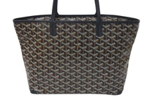 画像をギャラリービューアに読み込む, 新品未使用 Goyard ゴヤール アルトワPM トートバッグ ゴヤールディンキャンバス シュヴロッシュカーフスキン ブラック 中古 4c075263