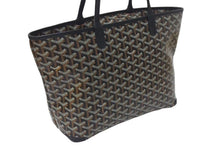 画像をギャラリービューアに読み込む, 新品未使用 Goyard ゴヤール アルトワPM トートバッグ ゴヤールディンキャンバス シュヴロッシュカーフスキン ブラック 中古 4c075263
