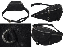 画像をギャラリービューアに読み込む, CHROME HEARTS クロムハーツ #1 SNAT PACK スナットパック ウエストバッグ ガンスリンガーベルト デストロイレザー 美品 中古 4c075265