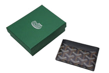画像をギャラリービューアに読み込む, 極美品 GOYARD ゴヤール サンシュルピス カードケース 名刺入れ STSULPPMLTY01CL01X PVC レザー ブラック 中古 4c075266
