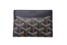 画像をギャラリービューアに読み込む, 極美品 GOYARD ゴヤール サンシュルピス カードケース 名刺入れ STSULPPMLTY01CL01X PVC レザー ブラック 中古 4c075266