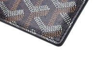 画像をギャラリービューアに読み込む, 極美品 GOYARD ゴヤール サンシュルピス カードケース 名刺入れ STSULPPMLTY01CL01X PVC レザー ブラック 中古 4c075266
