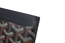画像をギャラリービューアに読み込む, 極美品 GOYARD ゴヤール サンシュルピス カードケース 名刺入れ STSULPPMLTY01CL01X PVC レザー ブラック 中古 4c075266