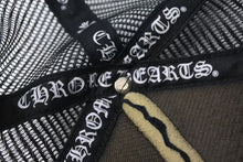 画像をギャラリービューアに読み込む, 極美品 CHROME HEARTS クロムハーツ トラッカーキャップ ハリウッド CHロゴ刺繍 クロスボール シルバー 925 ブラック 中古 4c075269