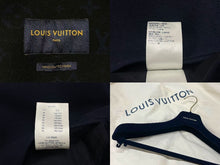 画像をギャラリービューアに読み込む, LOUIS VUITTON ルイヴィトン チェスターコート ステープルズエディション ダブルフェイス RM202Q UZB HJC55E ネイビー ウール サイズ50 美品 中古 4c075273