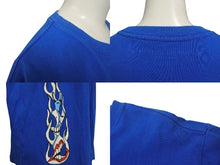 画像をギャラリービューアに読み込む, Chrome Hearts クロムハーツ PPO SPACE T-SHRT MATTY BOYバックプリントTシャツ フロントポケット ブルー サイズXL 美品 中古 4c075275