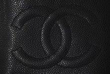 Load image into Gallery viewer, 極美品 CHANEL シャネル バニティ ハンドバッグ ブラック キャビアスキン 3番台 ココマーク ロゴ 小物入れ ゴールド金具 中古 4c075279