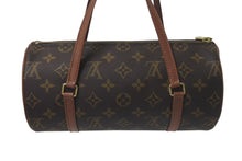 Load image into Gallery viewer, 極美品 LOUIS VUITTON ルイヴィトン パピヨンPM 26 筒形 ハンドバック ブラウン モノグラム M51386 中古 4c075290