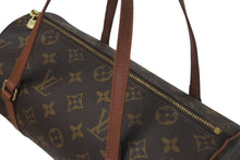 Load image into Gallery viewer, 極美品 LOUIS VUITTON ルイヴィトン パピヨンPM 26 筒形 ハンドバック ブラウン モノグラム M51386 中古 4c075290