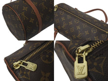 Load image into Gallery viewer, 極美品 LOUIS VUITTON ルイヴィトン パピヨンPM 26 筒形 ハンドバック ブラウン モノグラム M51386 中古 4c075290
