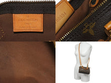 Load image into Gallery viewer, LOUIS VUITTON ルイヴィトン ミニスピーディ ハンドバッグ モノグラム M41534 スト付き PVC ブラウン ゴールド金具 美品 中古 4c075295