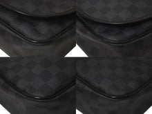 画像をギャラリービューアに読み込む, LOUIS VUITTON ルイヴィトン ダニエルMM ショルダーバッグ N58029 ダミエグラフィット ブラック シルバー金具 美品 中古 4c075298