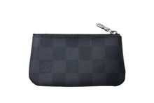 画像をギャラリービューアに読み込む, 極美品 LOUIS VUITTON ルイヴィトン ポシェット クレ コインケース N60155 ダミエ グラフィット ブラック 中古 4c075300