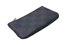 画像をギャラリービューアに読み込む, 極美品 LOUIS VUITTON ルイヴィトン ポシェット クレ コインケース N60155 ダミエ グラフィット ブラック 中古 4c075300