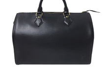 Load image into Gallery viewer, 極美品 LOUIS VUITTON ルイヴィトン スピーディ30 ハンドバッグ M59022 エピレザー ブラック ゴールド金具 中古 4c075310