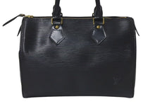 Load image into Gallery viewer, LOUIS VUITTON ルイヴィトン スピーディ25 ハンドバッグ M43012 エピ レザー ブラック 旧型 美品 中古 4c075312