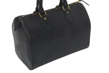 Load image into Gallery viewer, LOUIS VUITTON ルイヴィトン スピーディ25 ハンドバッグ M43012 エピ レザー ブラック 旧型 美品 中古 4c075312