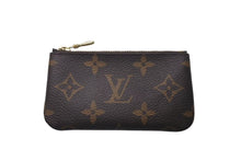 画像をギャラリービューアに読み込む, 極美品 LOUIS VUITTON ルイヴィトン ポシェット クレ キー コインケース M62650 モノグラムキャンバス ブラウン ゴールド 中古 4c075314