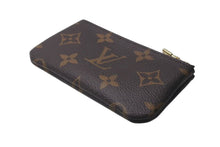 画像をギャラリービューアに読み込む, 極美品 LOUIS VUITTON ルイヴィトン ポシェット クレ キー コインケース M62650 モノグラムキャンバス ブラウン ゴールド 中古 4c075314