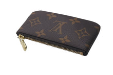 画像をギャラリービューアに読み込む, 極美品 LOUIS VUITTON ルイヴィトン ポシェット クレ キー コインケース M62650 モノグラムキャンバス ブラウン ゴールド 中古 4c075314
