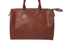 Load image into Gallery viewer, LOUIS VUITTON ルイヴィトン ハンドバッグ スピーディ25 M43003 ゴールド金具 ブラウン エピレザー 美品 中古 4c075316