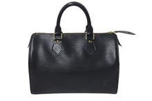 Load image into Gallery viewer, LOUIS VUITTON ルイヴィトン スピーディ30 ハンドバッグ M59032 エピレザー ブラック ゴールド金具 美品 中古 4c075317