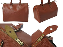 Load image into Gallery viewer, LOUIS VUITTON ルイヴィトン ハンドバッグ スピーディ25 M43003 ゴールド金具 ブラウン エピレザー 美品 中古 4c075318