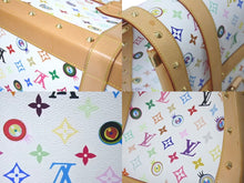 画像をギャラリービューアに読み込む, LOUIS VUITTON × 村上隆 ルイヴィトン ボストンバッグ サックジギャンティック M92057 ブロン マルチ ゴールド金具 美品 中古 4a000091