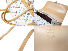 画像をギャラリービューアに読み込む, LOUIS VUITTON × 村上隆 ルイヴィトン ボストンバッグ サックジギャンティック M92057 ブロン マルチ ゴールド金具 美品 中古 4c075321