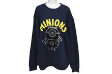 画像をギャラリービューアに読み込む, Universal Japan ユニバーサルジャパン スウェット ミニオン スパンコール ポリエステル コットン ネイビー サイズL 美品 中古 4c075327