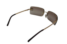 Load image into Gallery viewer, CHANEL シャネル リムレス サングラス 4104-B c.125/13 サイズ62□15 120 ココマーク ラインストーン グラデーション 美品 中古 4c075342
