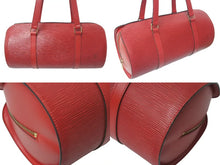 Load image into Gallery viewer, LOUIS VUITTON ルイヴィトン エピ スフロ ハンドバッグ レザー カスティリアンレッド M52227 エピレザー ゴールド金具 美品 中古 4c075356