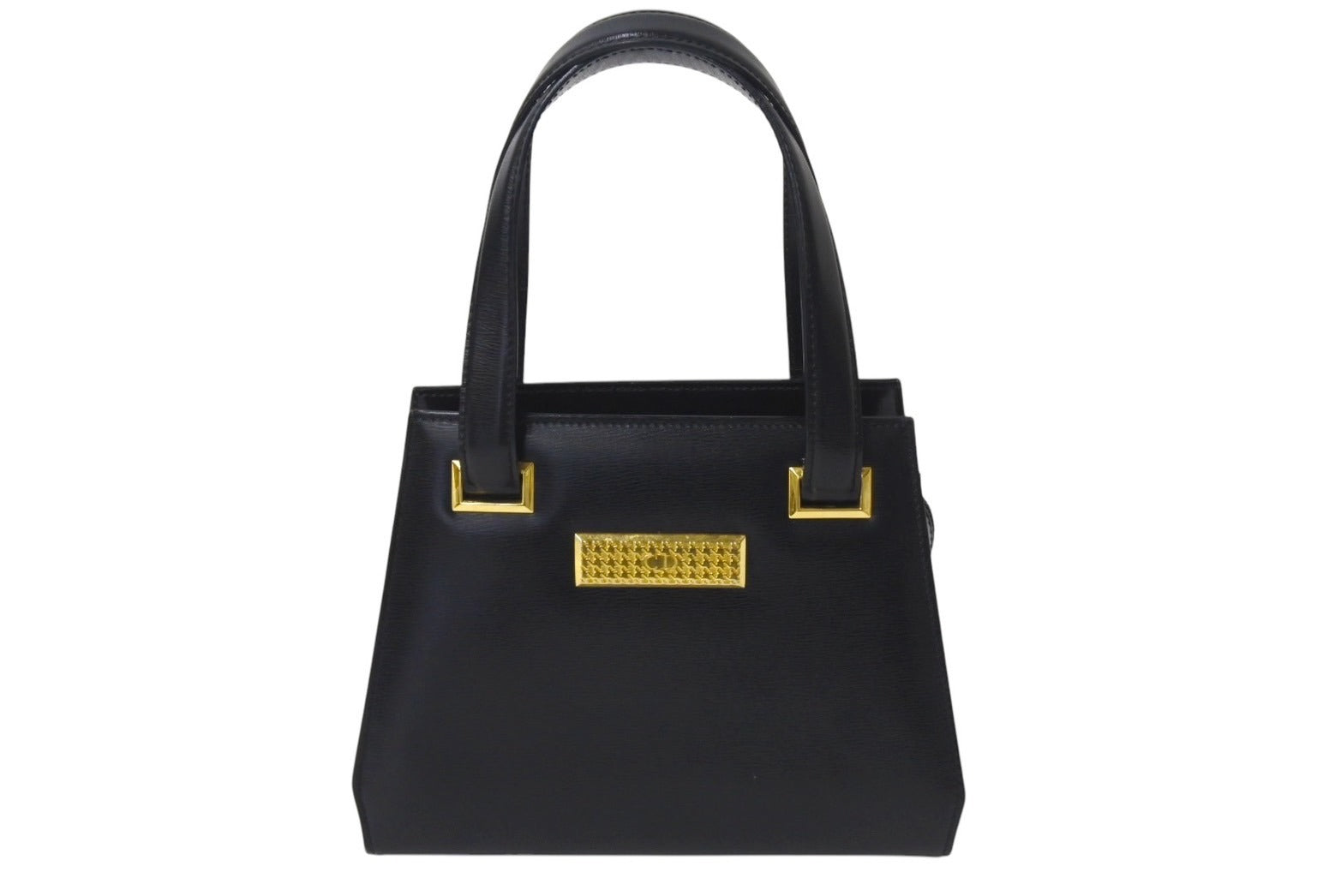 クリスチャンディオール　ハンドバッグ　CDロゴ　レザー　ロゴ金具 Christian Dior クリスチャンディオール ハンドバッグ CDロゴ レザー