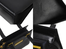Load image into Gallery viewer, Christian Dior クリスチャンディオール ハンドバッグ CDロゴ フォーマル ブラック レザー ゴールド金具 良品 中古 4c075357