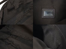 画像をギャラリービューアに読み込む, 極美品 FENDI フェンディ ハンドバッグ ズッキーノ ポーチ ベージュ ブラウン コットンキャンバス レザー ブラック金具 中古 4c075362