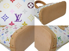 Load image into Gallery viewer, LOUIS VUITTON ルイヴィトン モノグラムマルチ アルマ ハンドバッグ M92647 村上隆 ホワイト ゴールド金具 美品 中古 4c075374