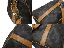 画像をギャラリービューアに読み込む, LOUIS VUITTON ルイヴィトン モノグラム キーポル バンドリエール45 ボストンバッグ M41418 ブラウン ロゴ 旅行バッグ 良品 中古 4c075400