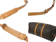 画像をギャラリービューアに読み込む, LOUIS VUITTON ルイヴィトン モノグラム キーポル バンドリエール45 ボストンバッグ M41418 ブラウン ロゴ 旅行バッグ 良品 中古 4c075400