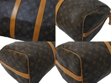 画像をギャラリービューアに読み込む, LOUIS VUITTON ルイヴィトン モノグラム キーポル バンドリエール45 ボストンバッグ M41418 ブラウン ロゴ 旅行バッグ 良品 中古 4c075400