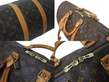 画像をギャラリービューアに読み込む, LOUIS VUITTON ルイヴィトン モノグラム キーポル バンドリエール45 ボストンバッグ M41418 ブラウン ロゴ 旅行バッグ 良品 中古 4c075400