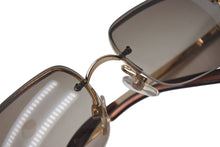 Load image into Gallery viewer, 極美品 CHANEL シャネル リムレス サングラス 4104-B c.125/13 サイズ62□15 120 ココマーク ラインストーン 中古 4c075406