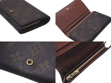画像をギャラリービューアに読み込む, LOUIS VUITTON ルイヴィトン ポルトモネ ビエ トレゾール 二つ折り財布 M61730 モノグラムキャンバス ブラウン 美品 中古 4c075408