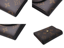 画像をギャラリービューアに読み込む, 極美品 LOUIS VUITTON ルイヴィトン 三つ折り財布 イニシャル入り ポルトフォイユエレーヌ モノグラムキャンバス M60253 中古 4c075411