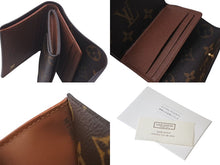画像をギャラリービューアに読み込む, 極美品 LOUIS VUITTON ルイヴィトン 三つ折り財布 イニシャル入り ポルトフォイユエレーヌ モノグラムキャンバス M60253 中古 4c075411