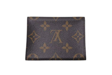 画像をギャラリービューアに読み込む, LOUIS VUITTON ルイヴィトン カードケース アンヴェロップ カルト ドゥ ヴィジット ブラウン レザー M63801 美品 中古 4c075414