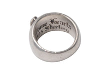 画像をギャラリービューアに読み込む, CHROME HEARTS クロムハーツ ハートインバンド リング 指輪 サイズ11号 重量12.4g 1995/Sterling刻印 シルバー925 良品 中古 4c075417
