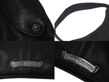 画像をギャラリービューアに読み込む, CHROME HEARTS クロムハーツ グーチバッグ フィリグリークロス スモール ワンショルダーバッグ シルバー 925 レザー 美品 中古 4c075418