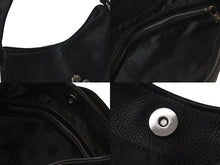 画像をギャラリービューアに読み込む, CHROME HEARTS クロムハーツ グーチバッグ フィリグリークロス スモール ワンショルダーバッグ シルバー 925 レザー 美品 中古 4c075418