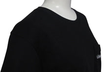 画像をギャラリービューアに読み込む, CHROME HEARTS クロムハーツ 半袖Ｔシャツ スクロールラベル ロゴプリント サイズ S ブラック コットン 美品 中古 4c075421